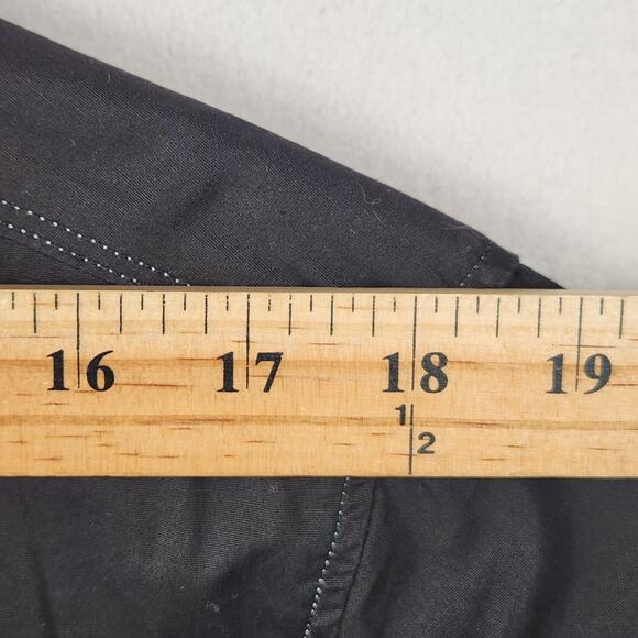 7 Diamonds Stretch Cotton Chocolate Brown Shirt Sleeve Button Up Shirt SZ XL EUC - Picture 11 of 15